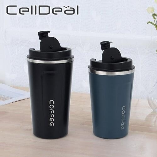 Stainless Steel Water Bottles 380/510ml Thermos Flask Coffee Mug Portable Car Vacuum Thermos Mug Sport Gym Running Thermosmug