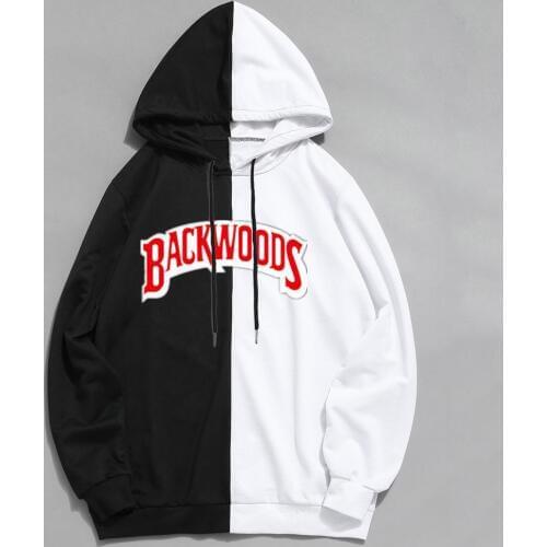 Spring Thin Section New Brand Mens Sportswear Fashion Backwoods Print Hoodies Pullover Hip Hop Men Tracksuit Hoodie Sweatshirts