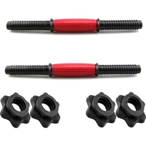 1 Pair Dumbbell Bars Gym Lifting Weight Barbell Dumbbell Handles 46cm
