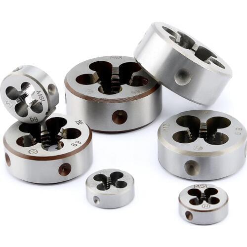 Left Hand Threading Die 1pcs Metric Thread Cutting Dies Tools for Metalworking M3 M4 M5 M6 M8 M10 M12 M14 M16 M18 M20