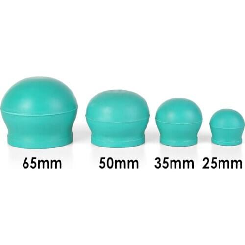 4 pcs nature rubber home use vacuum cupping tand body massage moisture absorption cups
