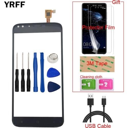 5.5'' TouchGlass Mobile Touch Glass For Oukitel U22 Touch Screen Front Glass Digitizer Panel Lens Sensor Tools Adhesive