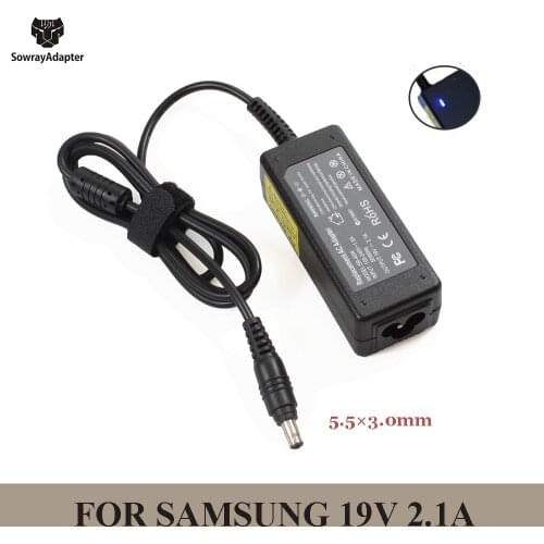 19V 2.1A 40W 5.5*3.0mm laptop AC Adapter Charger For Samsung Sense 630 pro 680 850 N145 N110 N102S X05 Notebook power supply