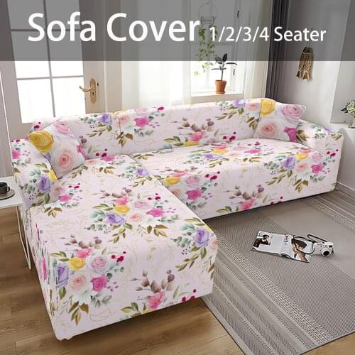 Plant Style Sofa Seat Cover Decorative Cushions For Sofa Covers For Corner Sofa Flowers Pattern Duvet Cover Home Bed Cover 240