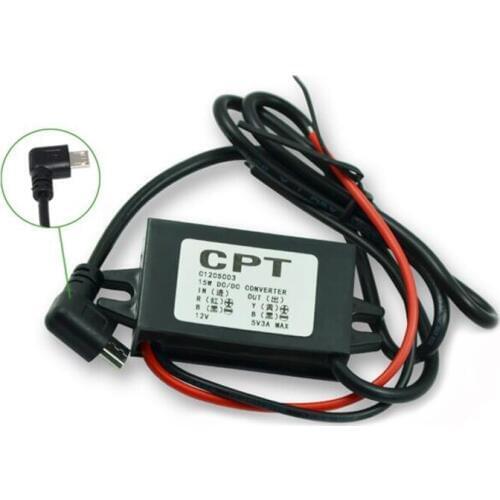 DC-DC Step-down Module Step-down Line Mobile Phone Charging 12V to 5V 3A USB Car Power Converter