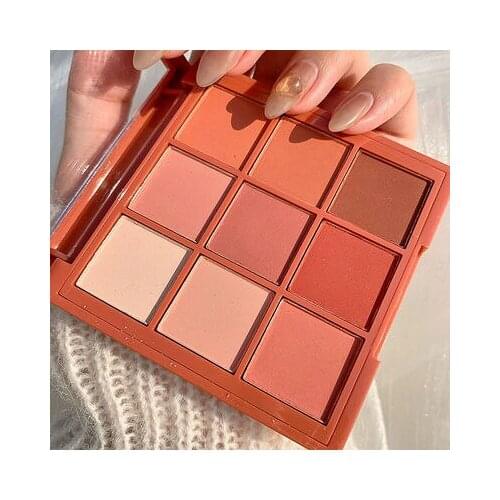 Jiugong Eyeshadow Palette Sequins Matte Pearlescent Pearlescent Shiny Pigment Diamond Eyeshadow Makeup