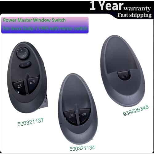 For Daily Master Passenger Power Window Switch Lifter Console for Iveco Daily II 500321137 500321134 939526345 High Quility
