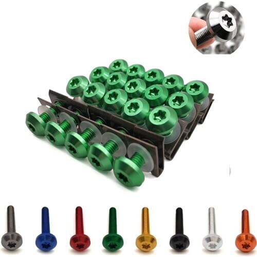 Universal Motorcycle Fairing Screws Fastener Clips Body Spring Bolts Kit For Suzuki GSF 1250 1200 650 BANDIT GSX 1400 650F RM125