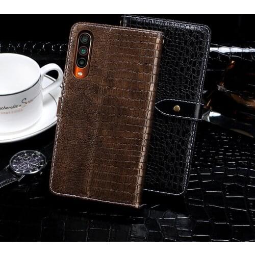 Leather Case For Meizu 16T Case Crocodile Pattern Flip Cover Skin Wallet for Meizu 16T 2019 Protective Phone Shell Fundas Etui