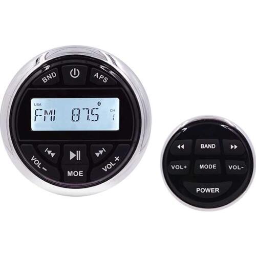 Marine Waterproof Radio Bluetooth Stereo Audio Receiver FM AM Car MP3 Player+Wired Remote Control For ATV UTV Boat Yacht Pool