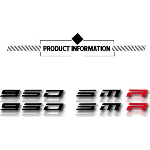 Motorcycle bicycle fuel tank sticker reflective waterproof creative decal helmet luggage notebook logo for ktm 950 smr 950smr