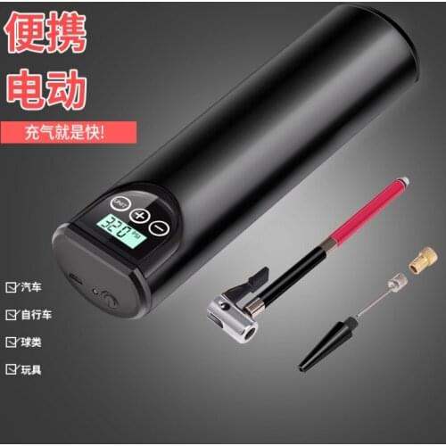 VIP NEW USB interface portable air compressor Inflatable pump with LCD display for car bicycles Tires Balls Swimming Rings
