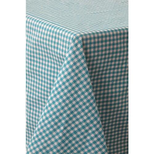 Piti Plaids Turquoise Table Cloth 170x170 Cotton Four Seasons Can Be Used To Clean Easy Dry Quickly Wedding Decoration Tablecloth Picnic Blanket Kitchen Decor