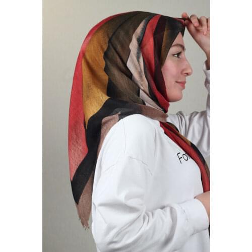 POLOİST LINEN FLAMLI SCARF DESEN-335 - RENK-02