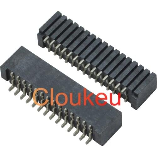 1.25mm pitch MX straight pin socket pin socket connector connector in-line bar 2-12A