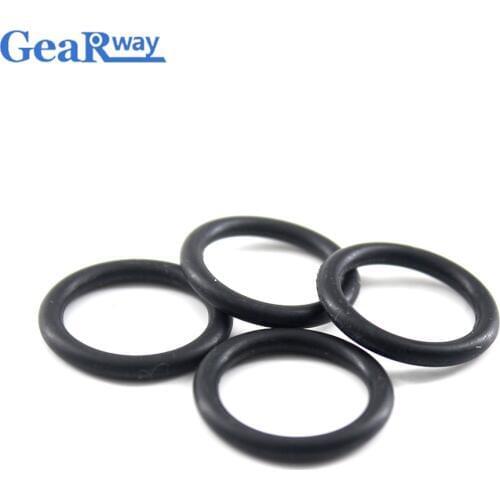 Gearway Black NBR O Ring Seal 4mm Thickness O Ring Gasket Sealing 12/13/14/15/16/29/30mm OD Oil Resistance O Ring Sealing Gasket