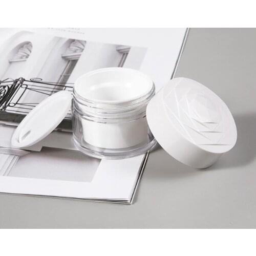 10pcs/lot 20g 30g 50g Rose Cap jars + inner cap for cosmetic cream make up cosmetic jar refillable bottle Empty Bottle Case