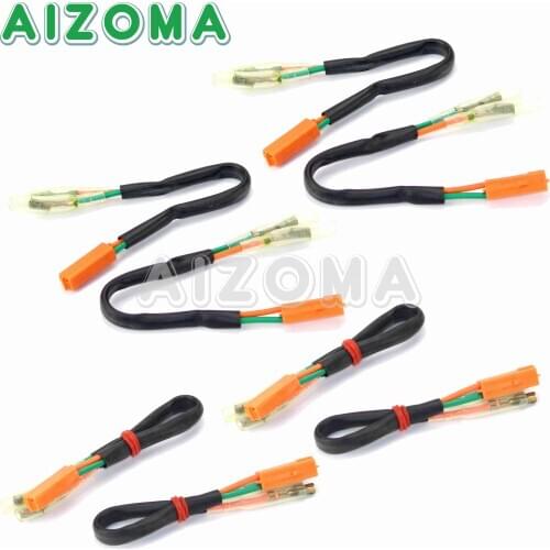 8X/4X/2X Turn Signal Marker Wire Adapters Plug Connectors Wiring Adapter for Honda CBR600F4 CBR900RR CBR929RR VT750 VTZ CBR F4I