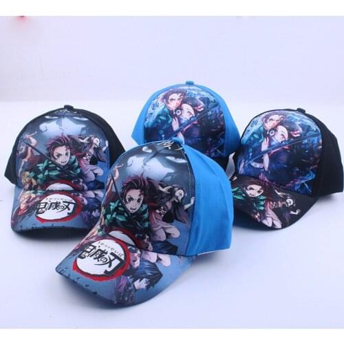 Anime Demon Slayer Tanjirou Kamado Nezuko Agatsuma Zenitsu Cosplay Costume Warm Hat Print Cap Unisex Adult