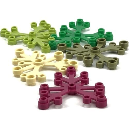 Creator City MOC Parts Garden Bush Green Trees Leaves Plants Figures Accessories Building Blocks Bricks Toys For Children Cities