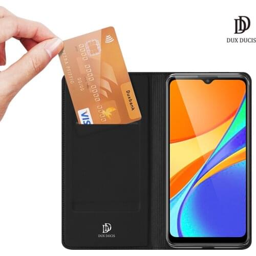 For Redmi 9C / Redmi 9C NFC / Redmi 9 (India) Skin Pro Leather Wallet Flip Case Full Protection Steady Stand Magnetic Closure