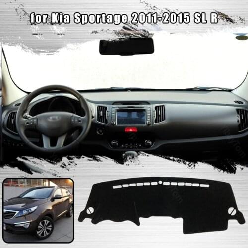 For Kia Sportage 2011-2015 SL R Dashmat Dashboard Cover Dash Cover Mat Protective Carpet Styling