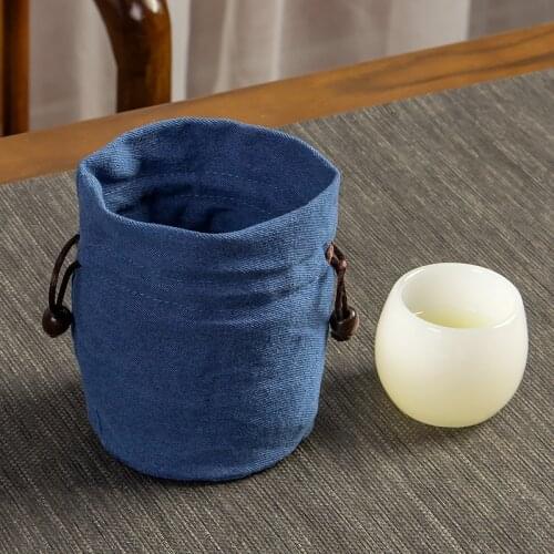 Cotton Linen Tea Set Tea Cup Storage Bag Teapot Quick Cup Master Cup Cloth Bag Portable Travel Thickened Cloth Bag Envio Gratis