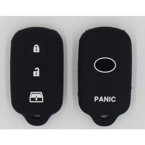 KAPU Silicone Car Remote Key Fob Cover Case For Toyota Camry CHR Prius Corolla RAV4 Hybrid Prius Skin Holder Protector