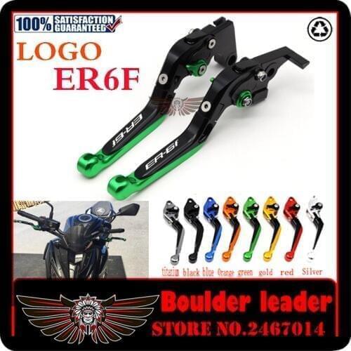 !Logo(ER-6F) For Kawasaki ER-6F ER6F 2006-2008 CNC Motorcycle Brake Clutch Levers