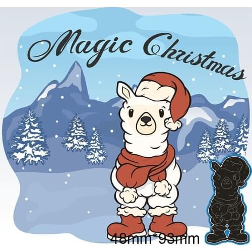 48*93mm Magic Christmas Metal Dies for 2020 New Stencils DIY Scrapbooking Paper Cards New Craft Making Craft Decoration