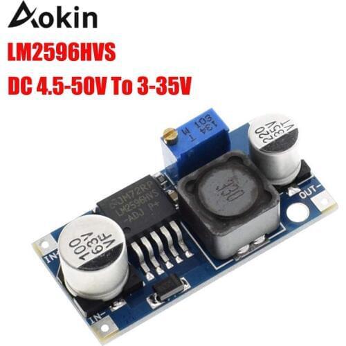 LM2596HVS LM2596 HV LM2596HV DC-DC Adjustable Step Down Buck Converter Power Module 4.5-50V To 3-35V DC to DC
