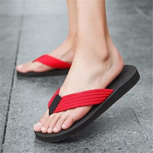 New Mens Slippers Fashion Large Flip-Flops Flat-Bottom Non-slip Lightweight Comfortable Casual Mens Slippers shoes