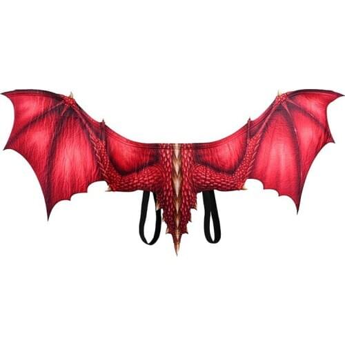 Halloween Non-Woven Fabric 3D Dragon Wing Halloween Mardi Gras Theme Parties Cosplay Accessories Dragons Costume Adult Cos Wings