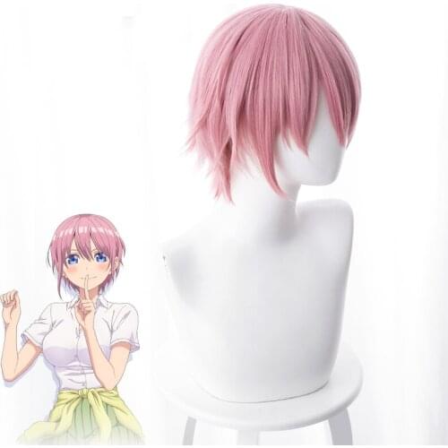 The Quintessential Quintuplets Short Wig Lchika Nakano Cosplay Wig Halloween Costume Play Wigs 5 Toubun No Hanayome