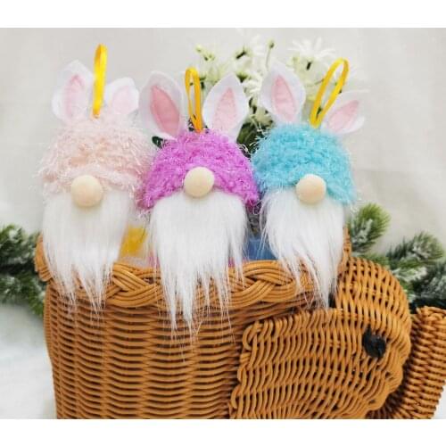 Easter Party Faceless Doll Bunny Candy Jar Innovative Holiday Theme Decoration Scene Decoration Gift