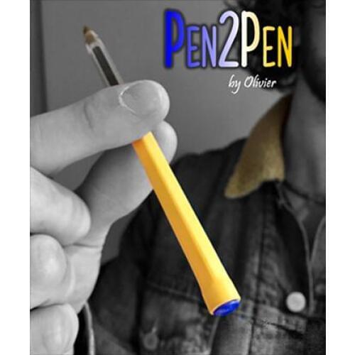 Pen2Pen by Olivier Pont (Gimmicks and Online Instructions) - Magic Trick,Stage,Close Up,Illusion,Mind Magic,Porps