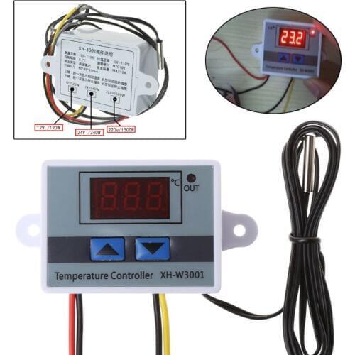 Pet Reptile Thermostat High-precision Temperature Switch Microcomputer Digital Display Hatching Controller 0.1 Degrees