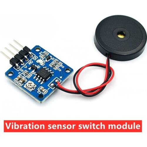 Piezo sheet, percussion, vibration, shock sensor, switch module, finished product