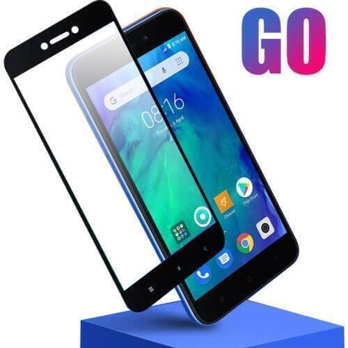 Full cover tempered glass for xiaomi redmi go protective glas on for xaomi xaiomi xiami xiomi ksiomi go screen protector film
