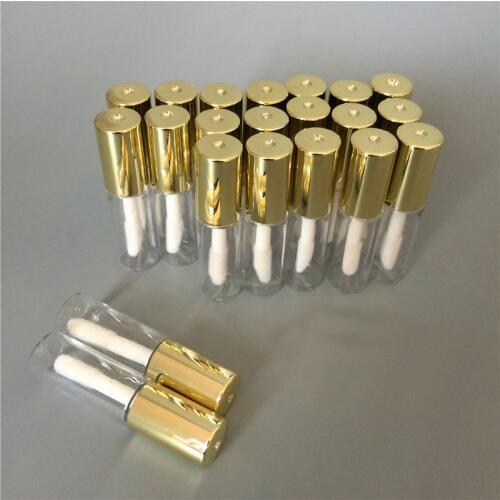 2017Hot sale 50pc/lot Mini Empty Plastic Lip Balm Gloss Tubes Clear Bottle 1.2ml Containers Lipstick Fashion Cool Lip Tubes RB11