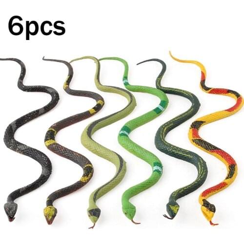 Realistic Plastic Tricky Toy Fake Snakes Boa Rattlesnake Model High Simulation Snake Toy Prank Halloween Prop