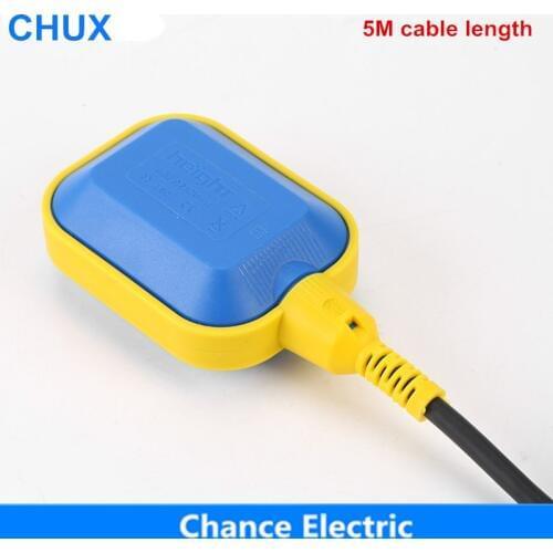 Water Level Control Liquid Switch Cable type 5 meter Cable 16A Sensor For Pump CX-M15-2 Float Switch