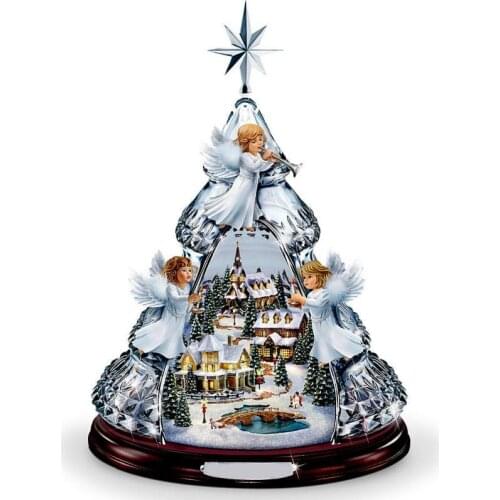 Christmas Tree Paste Window Sculpture Train Decorations Stickers Christmas Decorations Winter Home Decoration Christmas Present
