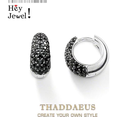 Water Drop Creole Hinged Hoop Earrings ,Europe Style Glam Fashion Good Jewerly For Women,2018 New Gift In 925 Sterling Silver