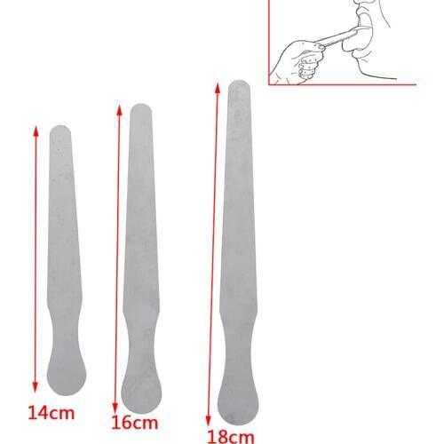 Stainless Steel Waxing Wax Spatula Tongue Depressor Sticks Kit Skin Beauty Tool 14/16/18cm
