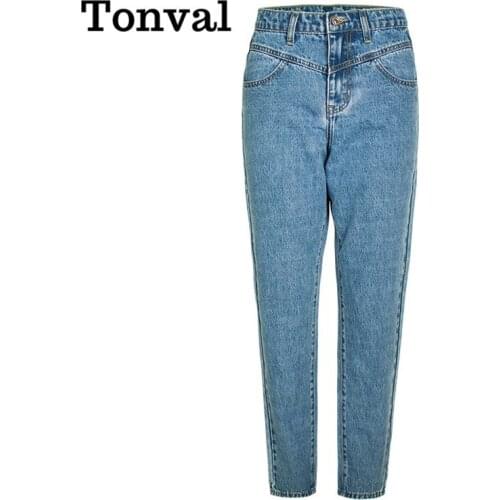 Женские зауженные джинсы Tonval China At AliExpress