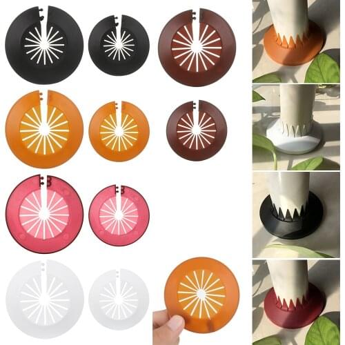 Universal Pipe Decorative Cover Decorative Angle Valve Radiator Pipe Covers Plumb-Pak Pipe Wall Ducts Faucet Accessories Decor