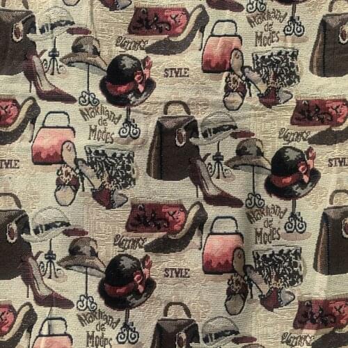 50cm*150cm Fashion Jacquard Polyester-cotton Blended Fabric Sofa Cushion Fabric Jacquard Fabric for Luggage