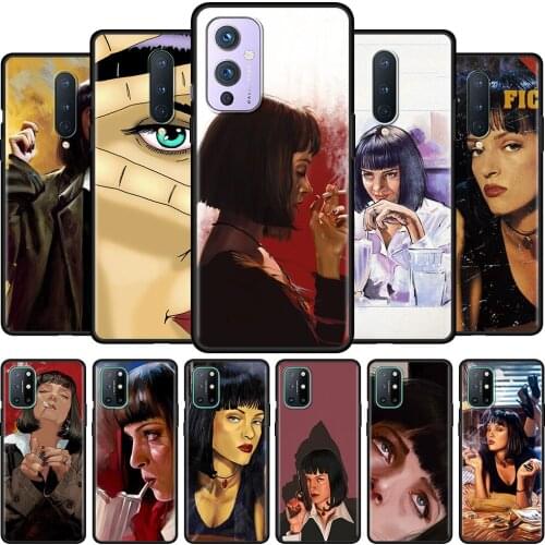 Phone Case For OnePlus 8t 8 N10 7 7t Pro Nord N200 CE 2 N100 9 9R Z Bumper Black TPU Fundas Soft Bumper Pulp Fiction poster
