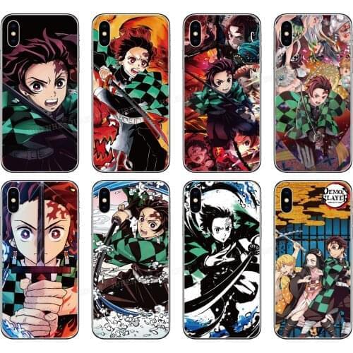 Cartoon Anime Demon Slayer Phone Case For Vodafone Smart V11 V10 N10 V8 X9 N8 N9 Lite C9 E8 E9 Prime 6 7 TPU Soft Cover Fundas